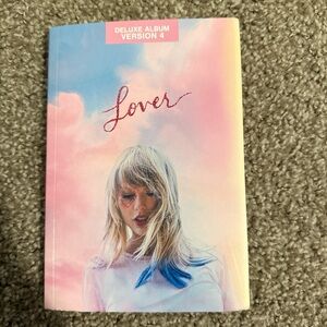 Taylor Swift "Lover" Deluxe Album Version 4 - Pastel Pink & Blue Cover